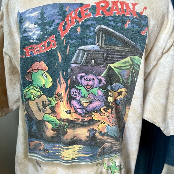 Summer 1995 Grateful Dead T-Shirt LL Rain Original - Picture 9 of 9